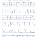 Tracing Alphabet Letters Printable Handwriting Worksheets Free Printables Monograms Design Tools Patterns DIY Projects