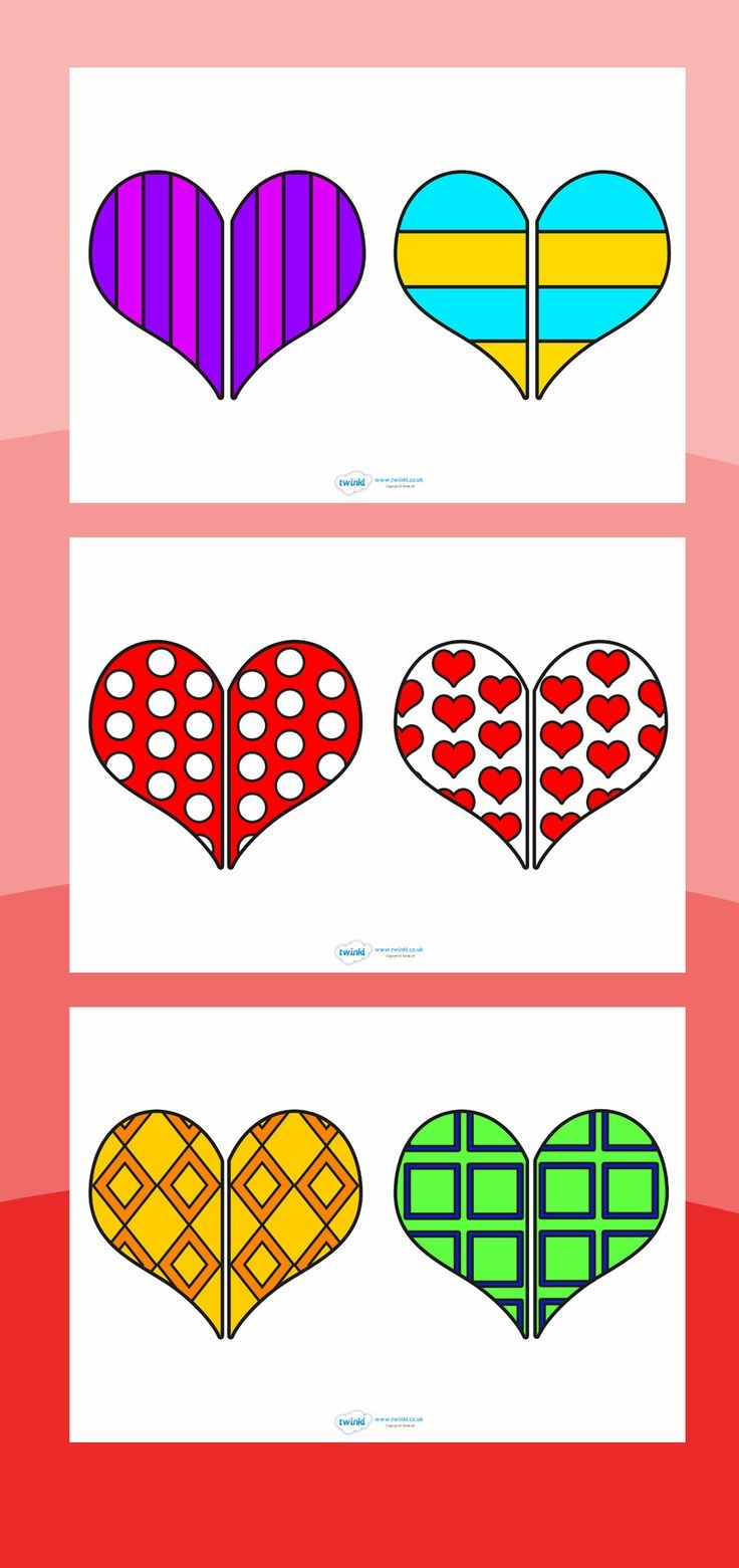 Valentine Heart Pattern Matching Game Printable Perfect For A Valentines Day Activity Sign Up To Twinkl To Download This Resource valentinesday valentine teach teacher parents classroom loveheart heart matching Game