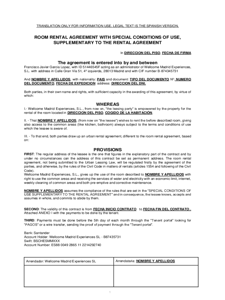 Washington State Rental Agreement Month To Month In Spanish Fill Online Printable Fillable Blank PdfFiller