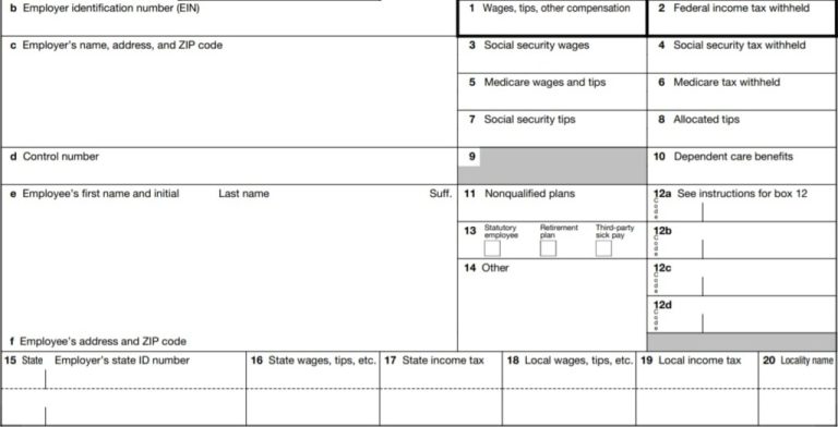 2022 W 2 Fillable Form - Fillable Form 2023