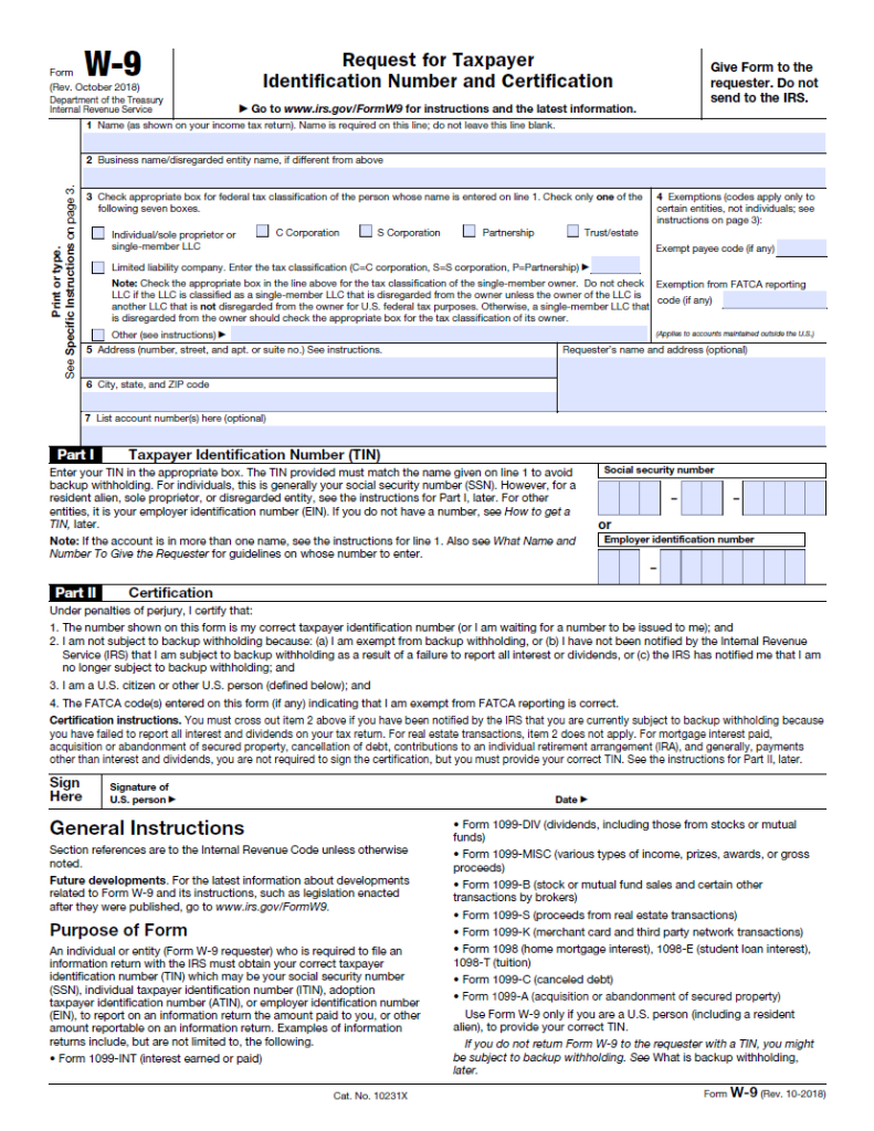 2022 W 9 Fillable Form Free Fillable Form 2023