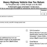 2290 Tax Form Fillable And Printable 2022