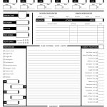 5th Edition Form Fillable Character Sheet