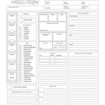 Adventures In Middle Earth Fillable Character Sheet