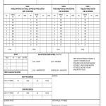 Army M4 Qualification Card Fillable