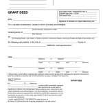 California Grant Deed Form Fillable