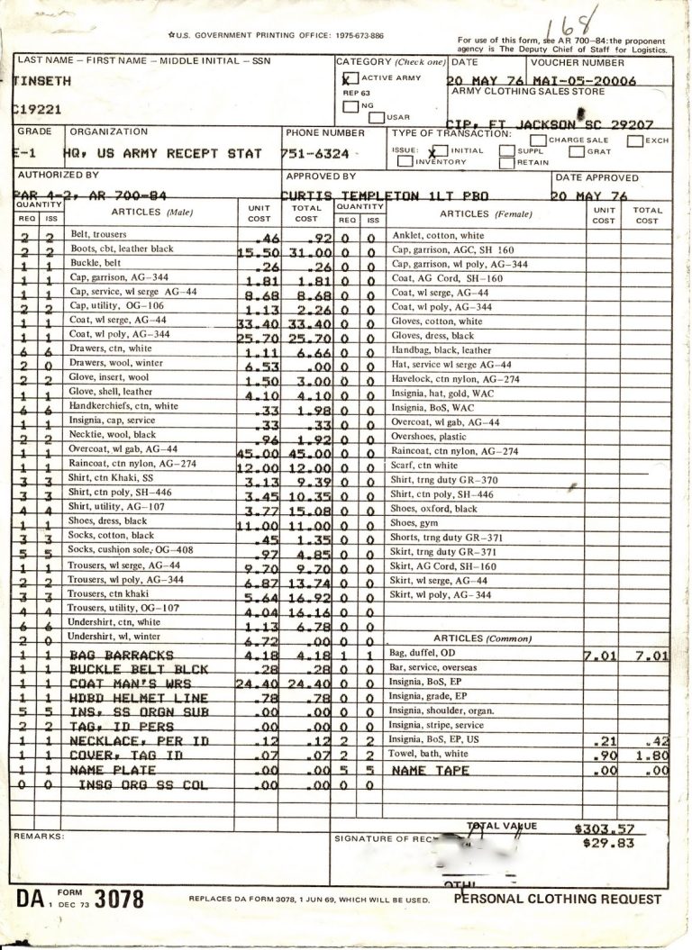 Da Form 3078 Fillable 2006 - Fillable Form 2025