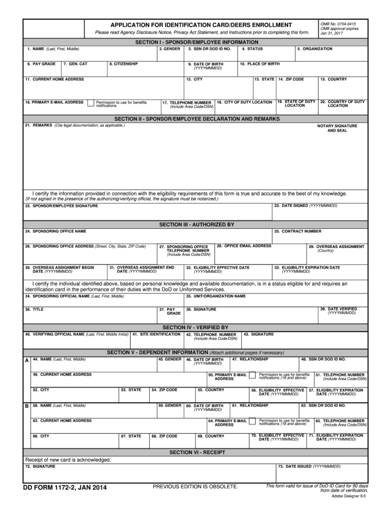 Dd Form 1172 2 Fillable Fillable Form 2024
