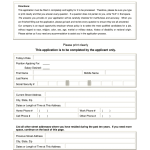 Fillable Blank Application For Employment Forms