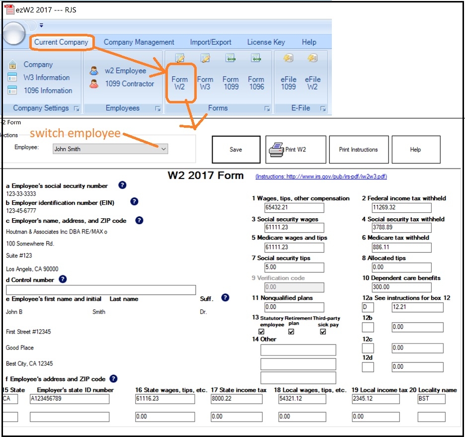 Fillable W 2 That Prints Text Only