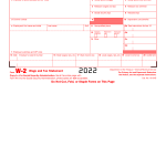 2022 W 2 Forms Fillable