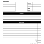 Blank Free Printable Estimate Forms