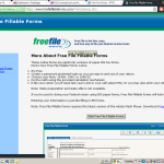 Can Not Efile From Free File Fillable Forms