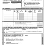City Of Los Angels BUSiness Tax Application Fillable