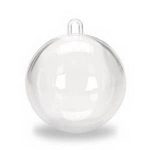 Clear Acrylic Fillable Ball Ornaments