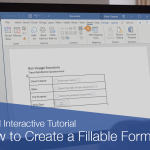 Create A CUStomizable, Fillable Form