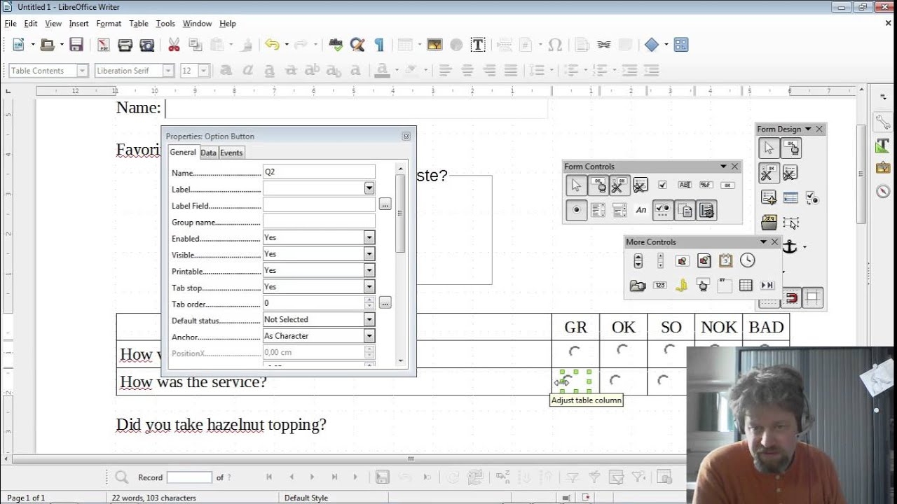 Create Fillable Forms In Libre Calc