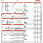 D20 Modern Character Sheet Fillable