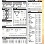 D&d 3.5 Fillable Character Sheet