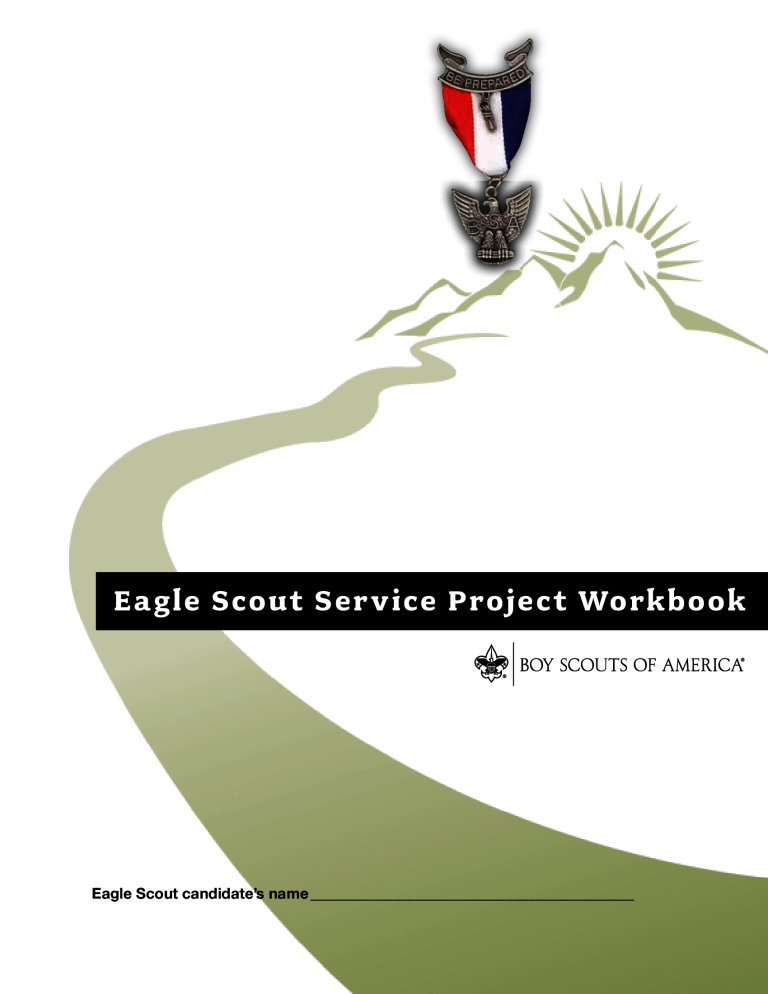 Eagle Scout Project Workbook 2022 Fillable Fillable Form 2024