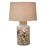 Fillable Glass Lamp With Cork Top