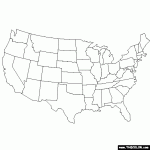 Fillable Map Of The United States