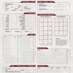 Fillable Shadowrun 5 Character Sheet