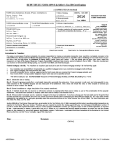 substitute form 1099