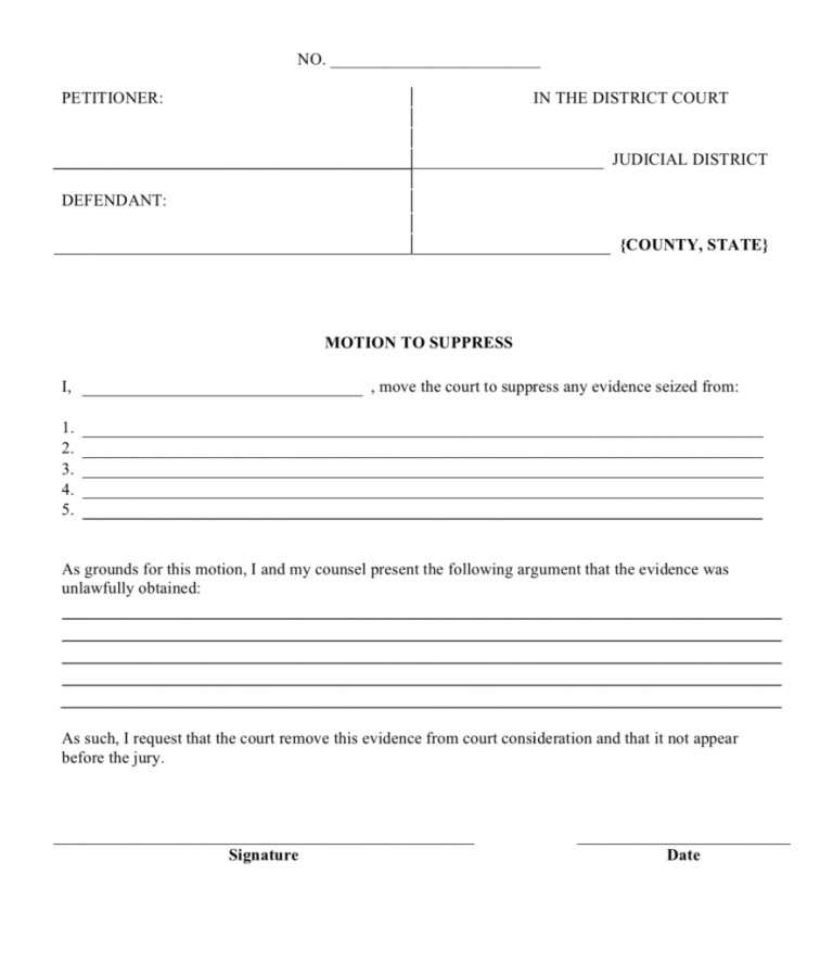 Free Printable Blank Legal Forms - Fillable Form 2024