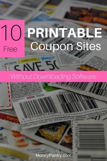 Free Printable Coupons Without Downloading Or Registering Fillable 