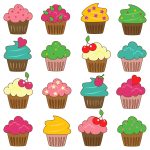 Free Printable Cupcake Clipart