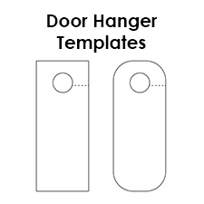 Free Printable Door Hanger Template