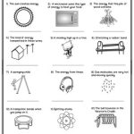 Free Printable Forms Of Energy Worksheets