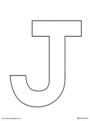 Free Printable Letter J