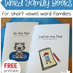 Free Printable Word Family Mini Books