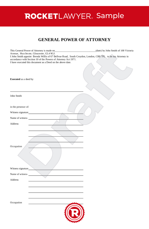 Power Of Attorney Diy Forms