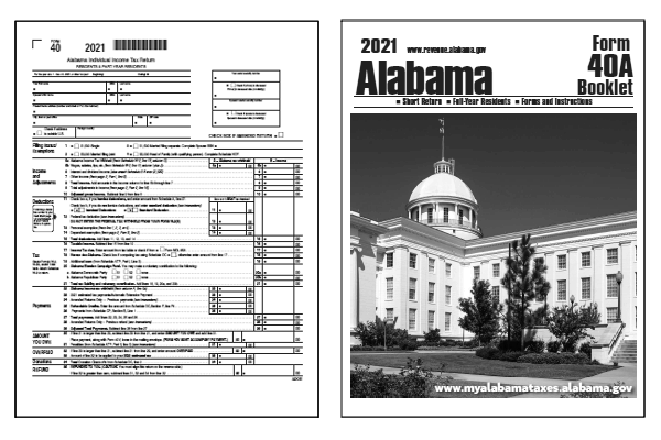 Printable Alabama Form 40a 2021