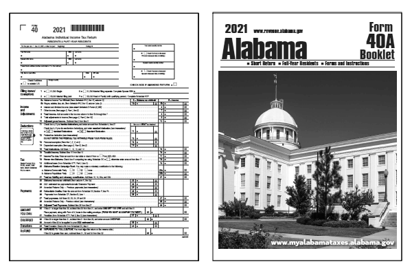 Printable Alabama Form 40a 2021 Fillable Form 2023