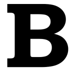Printable B Letter