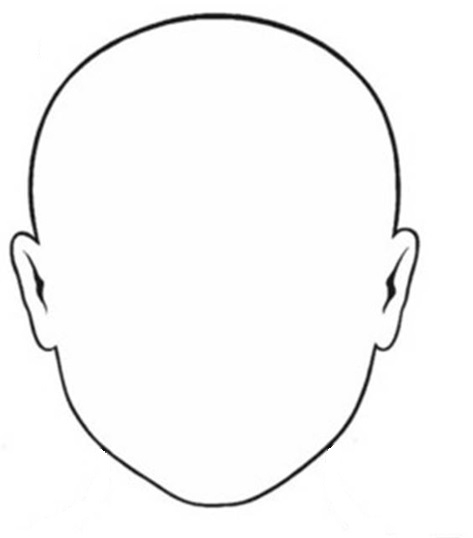 Printable Blank Face Template