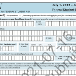 Printable Blank Fafsa Form