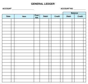 Printable Blank Ledger Template - Fillable Form 2024