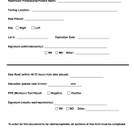 Printable Blank Ppd Form