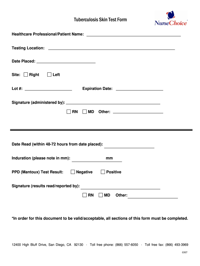 Printable Blank Ppd Form