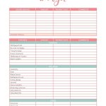 Printable Budget Binder Sheets
