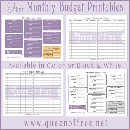 Printable Budget Papers