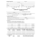 Printable Divorce Papers For Md