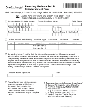 Printable Form For Medicare Part B