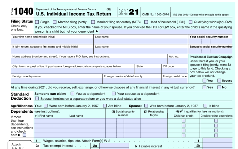 Printable Forms From Irs - Fillable Form 2024