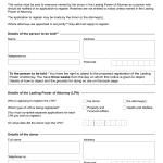 Printable Lpa Forms